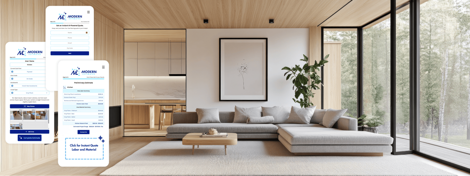 Get your virtual estimate with Gilbert's CarpetsPlus ColorTile today!