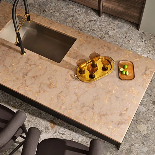 Countertops provided by Gilbert's CarpetsPlus COLORTILE in Big Rapids, MI