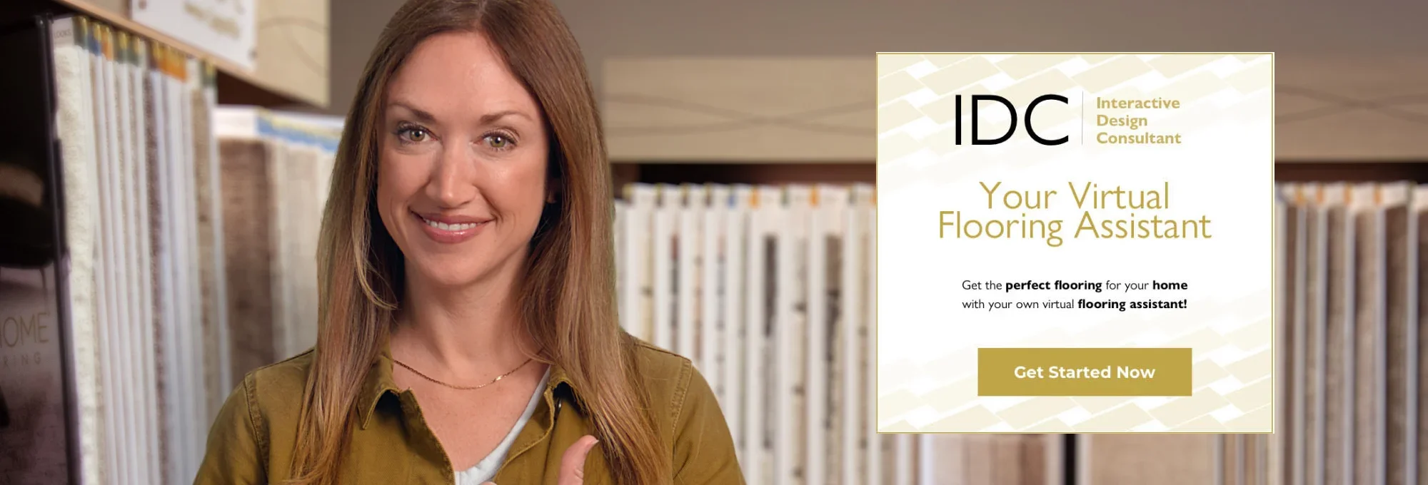 Start with our Interactive Design Consultant at Gilbert's CarpetsPlus Colortile in Big Rapids, MI