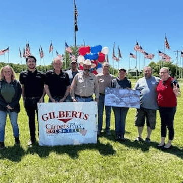 Gilberts CarpetsPlus Red, White and Blue Award winner of 2024