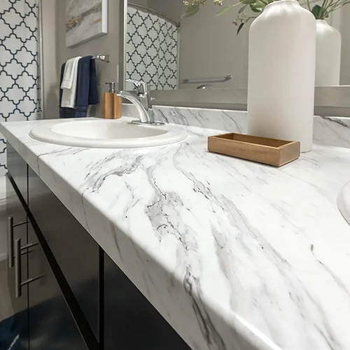 Countertops provided by Gilbert's CarpetsPlus COLORTILE in Big Rapids, MI
