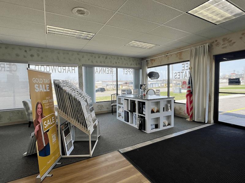 Gilbert's CarpetsPlus COLORTILE showroom in Big Rapids, MI